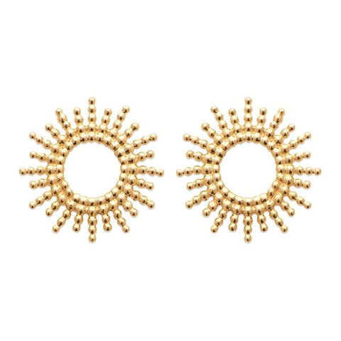 Boucles d'oreilles dorées