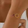 Bracelet Capri – Violet – Vue portée
