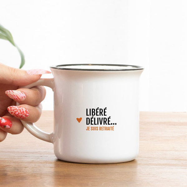 Mug Libéré délivré retraité