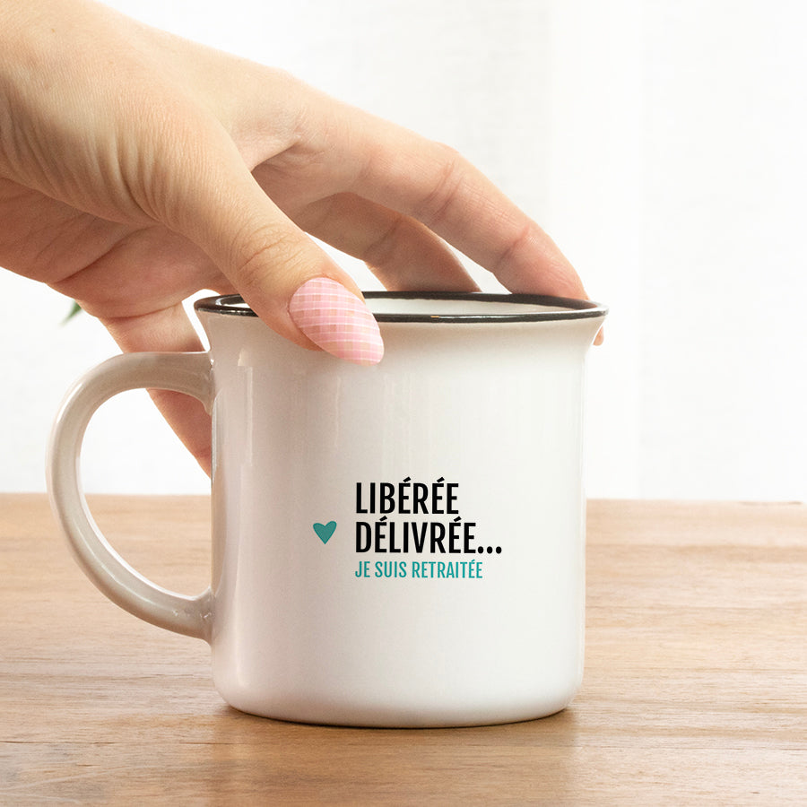 Mug Libérée délivrée retraitée
